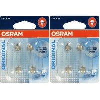 Автолампа галогенная OSRAM C10W FESTOON T10,5X31 12V 10W (2шт.)