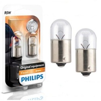 Автолампа галогенная PHILIPS R5W 12V 5W (2шт.)