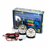 ДХО Дневные ходовые огни 24В  DLED DRL-121 SMD3528 2x2W круглые (2шт.)