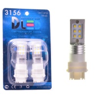 Светодиодная автолампа P27W  - 12 SMD 2323 3156  (2шт.)